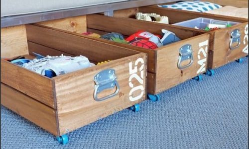 Under-Bed Utopia: Crafting Rolling Under-Bed Storage Solutions