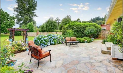 Stone Path Serenity: Designing a Flagstone Path for Tranquility